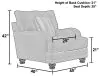 Jackson Furniture Industries 137901-1885/26-2441/38 Jonesport - Chair - Wheat