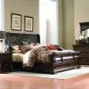 Liberty Furniture 575-BR-KCSDMCN Liberty Furniture 575-BR-KCSDMCN Arbor Place - 5 Piece Bedroom Set (California King Sleigh Bed, Dresser & Mirror, Chest, Nightstand) - Brownstone