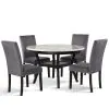 New Classic D400-11 Celeste - Round Dining Table - Espresso