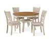 New Classic D1763-50S-BSQ New Classic D1763-50S-BSQ Mitchell - 5 Piece Dining Set - Bisque / Brown