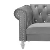 New Classic UKD13-30-GRYC Emma Crystal - Sofa - Gray