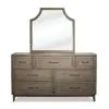 Riverside Furniture 46161 Vogue - Arch Mirror - Gray Wash
