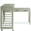 Riverside Furniture 57832 Fresh Perspectives - Swivel Desk - Dark Gray