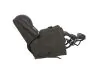 Jackson Furniture Industries 41072-1176/18-1276/18 Hayden - Fabric Chaise Rocker Recliner With Heat / Massage & Oversize Xtra Comfort Footrest - Dark Brown