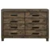 CoasterEveryday 222633 Woodmont - 8-Drawer Dresser - Rustic Golden Brown