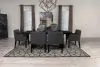 Coaster Fine Furniture 106251-S5 Catherine - 5 Piece Rectangular Dining Table Set - Black
