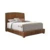 CoasterEssence 300501KW Laughton - Banana Leaf California King Panel Bed - Amber