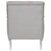 CoasterElevations 508463 Avonlea - Velvet Upholstered Sloped Arm Chair - Pearl Silver