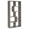 CoasterEveryday 800510 Theo - 7-Shelf Bookshelf - Weathered Gray