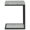 CoasterEveryday 902933 Beck - Engineered Wood C-Shape Sofa Side Table - Cement