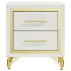 Coaster Fine Furniture 224731KE-S4 Lucia - 4 Piece Eastern King Bedroom Set - Beige And White