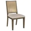 Coaster Fine Furniture 108312 Matisse - Woven Rattan Back Dining Side Chair Brown (Set of 2) - Dark Brown