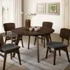 Furniture of America CM3139RT Shayna - Round Table - Walnut / Gray