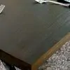 Furniture of America CM3172T Xanthe - Dining Table - Brushed Black / Warm Gray