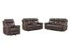New Classic 20-U1798-3NP New Classic 20-U1798-3NP Quade - Manual 3 Piece Sofa & Loveseat & Recliner - Mocha