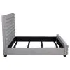 Coaster Fine Furniture 300719Q Patricia - Boucle Upholstered Queen Bed - Gray