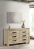 Coaster Fine Furniture 225103 Oakglen - 6-Drawer Bedroom Dresser - Weathered Oak