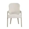 New Classic D4128-25 Gwendolyn - Upholstered Arm Chair (Set of 2) - Cerused Taupe