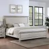 New Classic 00-B3941-100 Silver Sands - 6/6 Eastern King Bed - Gray