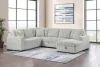 Coaster Fine Furniture 501208B1 Devonshire - Left Sofa With 2 Pieces Pillow, Box 1 of 3 - Gray