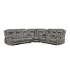 New Classic 20-2505G-3NPW New Classic 20-2505G-3NPW Morello - 3 Piece Manual Sofa/Loveseat/Wedge - Gray
