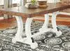 Ashley Furniture D546-35 Valebeck - Rectangular Dining Room Table - White / Brown