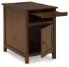 Ashley Furniture T300-117 Ashley Furniture T300-117 Treytown - Chair Side End Table - Brown