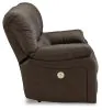 Ashley Furniture U4380874 Leesworth - Reclining Power Loveseat - Dark Brown