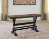 Ashley Furniture D634-09 Ashley Furniture D634-09 Wildenauer - Large Counter Dining Room Bench - Brown / Black