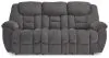 Ashley Furniture 38104/88/94 Foreside - 2 Pc. - Reclining Sofa, Reclining Loveseat With Console - Charcoal