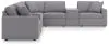 Ashley Furniture 92104S11 Ashley Furniture 92104S11 Modmax - 8-Piece Sectional With Storage Consoles - Granite