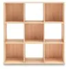 Ashley Furniture EA2444-3X3 Ashley Furniture EA2444-3X3 Piperton - Nine Cube Organizer - Tan