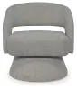Ashley Furniture A3000757 Nashkins - Swivel Accent Chair - Pebble