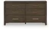 Ashley Furniture PCB843-31 Radkin - Dresser - Burnished Brown