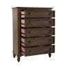 Liberty Furniture 615-BR41 Americana Farmhouse - 5 Drawer Chest - Dusty Taupe