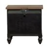 Liberty Furniture 615-BR61-B Americana Farmhouse - 2 Drawer Nightstand With Charging Station - Black