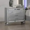 New Classic BA9698S-040 New Classic BA9698S-040 Valentino - Nightstand - Silver