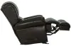 Jackson Furniture Industries 47636-1283/09-3083/09 Duncan - Leather Deluxe Glider Recliner - Dark Brown