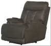 Jackson Furniture Industries 7647897-1153/18-1253/18 Jackson Furniture Industries 7647897-1153/18-1253/18 Anders - Power Headrest/Lumbar Power Lay Flat Reclining With Heat & Massage & Extended Ottoman - Charcoal