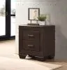 CoasterEveryday 204392 Kauffman - 2-Drawer Nightstand - Dark Cocoa