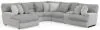 Jackson Furniture Industries 619/34/38/39/37/32-18 Jackson Furniture Industries 619/34/38/39/37/32-18 Abraxas - 6 Piece Power Reclining Sectional With Lay-Back Chaise And 1 Lay-Flat Reclining Seat (LSF Chaise) - Moonstruck