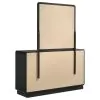 Coaster Fine Furniture 223663M Cavelle - 6-Drawer Dresser And Mirror - Black