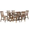 New Classic 45-D4115-D6C New Classic 45-D4115-D6C Putnam - Counter Table With 6 Chairs - Brown