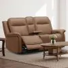 Liberty Furniture 7030TO-23P Liberty Furniture 7030TO-23P Cora - Loveseat With Console P3 & ZG - Aline Toast