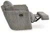 Ashley Furniture 9490361 Tie-Breaker - Swivel Glider Recliner - Fog