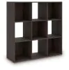 Ashley Furniture EA5514-3X3 Ashley Furniture EA5514-3X3 Piperton - Nine Cube Organizer - Charcoal