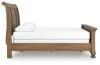 Ashley Furniture PCB779B14 Ashley Furniture PCB779B14 Feddinger - Queen Sleigh Bed - Medium Brown