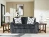 Ashley Furniture 9810535 Ashley Furniture 9810535 Midnight-Madness - Loveseat - Gunmetal
