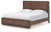 Ashley Furniture PCB386B4 Ashley Furniture PCB386B4 Fortlorn - King Panel Bed - Walnut Brown