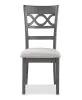 New Classic D1719-50S-GRY Cori - 5 Piece Round Dining Set - Gray